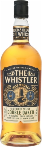 The Whistler Double Oaked Irish Whiskey Perspective: front
