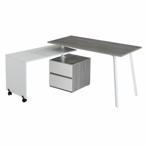 Techni Mobili  Complete Workstation Computer Desk with Storage