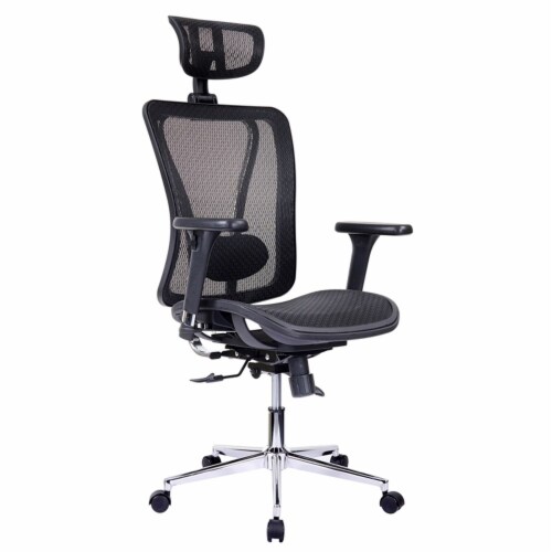 Techni Mobili HighBack Executive Fabric Mesh Office Chair with