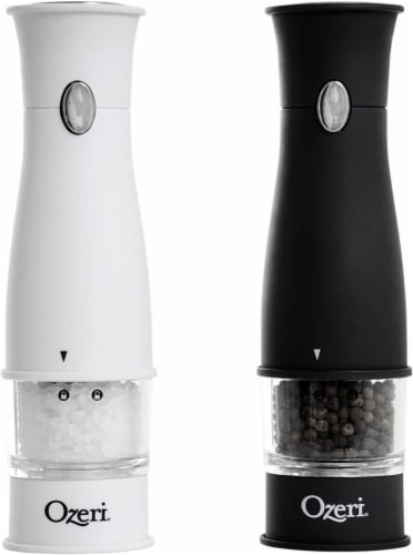 Kole Imports SALTPEPRGRND Stainless Steel Battery-Operated Salt