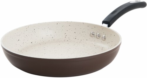 10 Stone Earth Fry Pan by Ozeri, with a 100% APEO & PFOA-Free Nonstick Coating from Germany Perspective: front