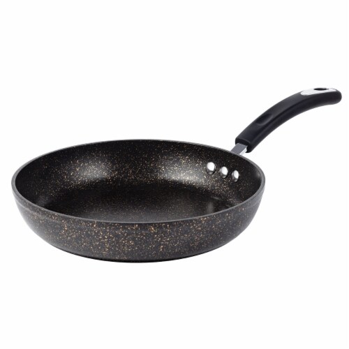 8 Stone Earth Fry Pan by Ozeri, with a 100% APEO & PFOA-Free Nonstick Coating from Germany Perspective: front