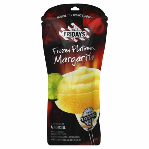 T.G.I. Friday's Frozen Platinum Margarita Perspective: front