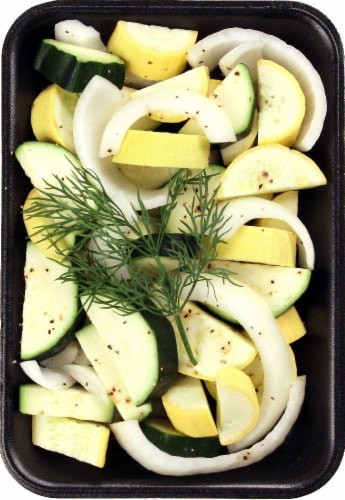 Fresh Kitchen Seasoned Squash Onion & Dill Perspective: front
