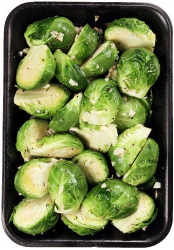 Fresh Kitchen Seasoned Brussel Sprouts Perspective: front