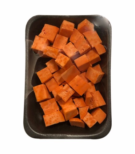 Fresh Kitchen Diced Sweet Potatoes Perspective: front
