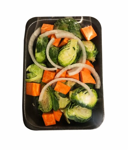 Fresh Kitchen Brussel Sprouts and Sweet Potato Perspective: front