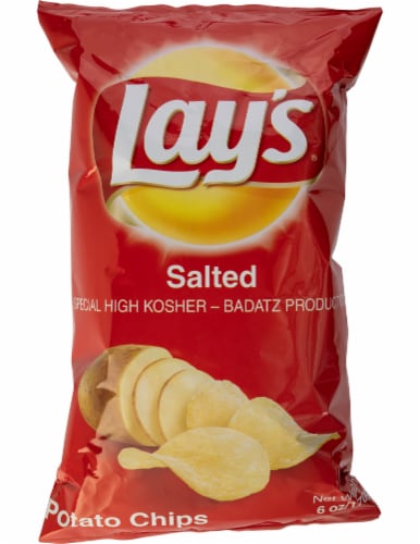 Lay's® Salted Kosher Potato Chips Perspective: front