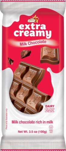 Elite Extra Creamy Milk Chocolate Bar Perspective: front