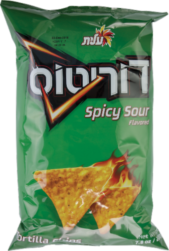 Doritos Spicy Sour Tortilla Chips Perspective: front