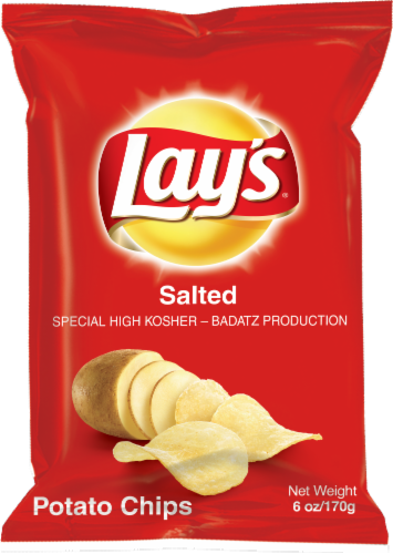 Lay's Salted Special High Kosher Potato Chips Perspective: front