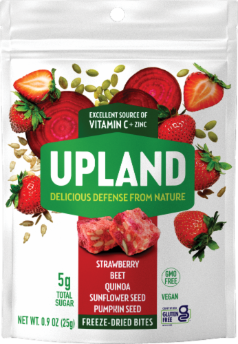 Upland Strawberry & Beet Freeze Dried Bites Perspective: front