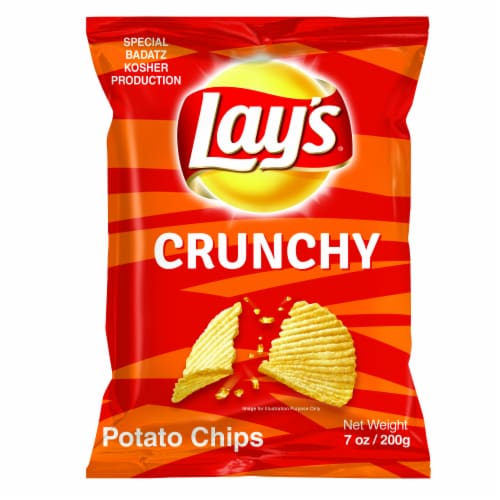 Lay's® Crunchy Potato Chips Perspective: front