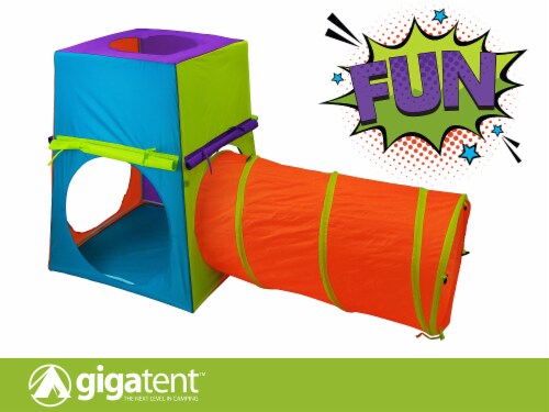 GigaTent Dome Cube Tunnel Tent Perspective: front