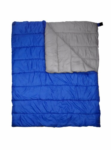 GigaTent Blue Double Sleeping Bag Perspective: front