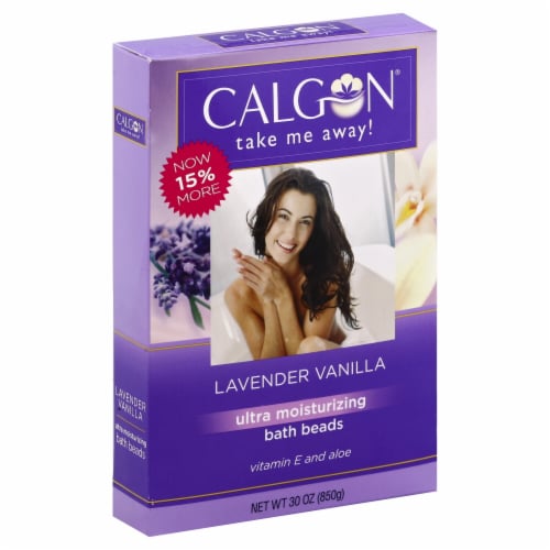 Calgon Lavender Vanilla Ultra Moisturizing Bath Beads, 30 oz