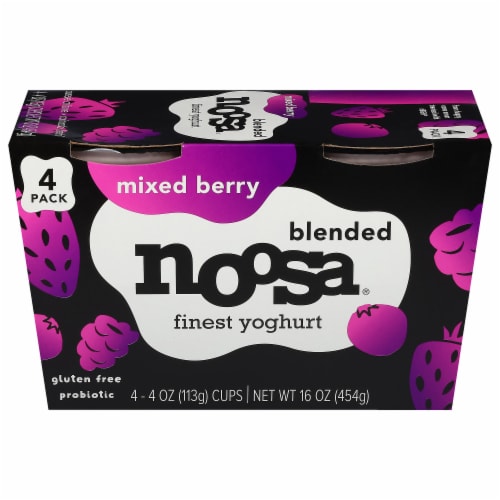 Noosa Mixed Berry Blended Yogurt Perspective: front