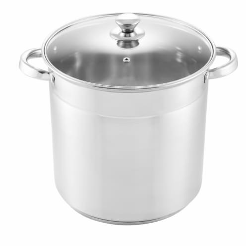 McSunley Stockpot - Stainless Steel Perspective: front