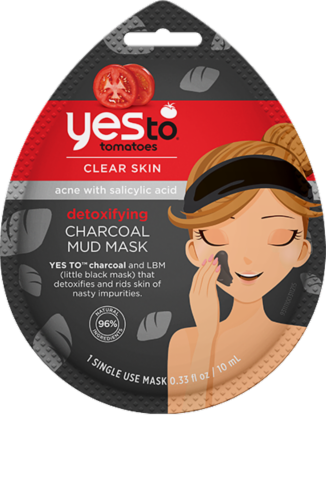 Yes To® Tomatoes Detoxifying Charcoal Mud Mask Perspective: front