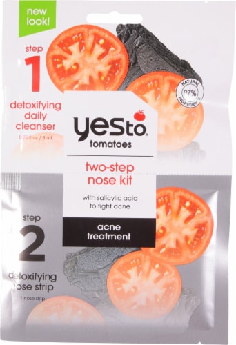 Yes To® Tomatoes 2-Step Detoxifying Nose Kit Perspective: front