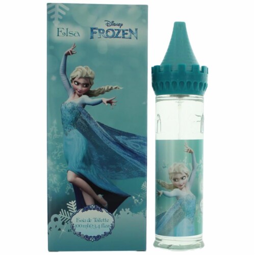 Disney Princess awfrozec34s 3.4 oz Disney Frozen Elsa Eau De Toilette Spray for Girls Perspective: front