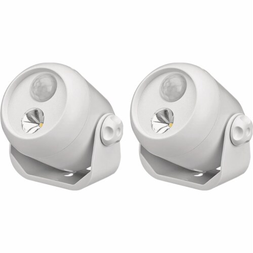 Mr Beams LED Motion-Activated Spotlight - White Perspective: front
