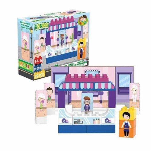29 pcs BiOBUDDi Boutique Building Blocks Set Perspective: front