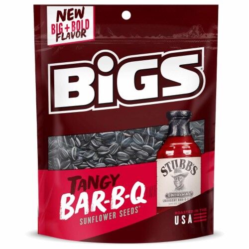 Bigs® Stubb's Tangy Bar-B-Q Sunflower Seeds Perspective: front