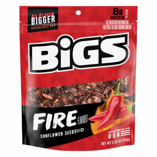 Bigs® Sunflower Seeds Fire Flavored Perspective: front
