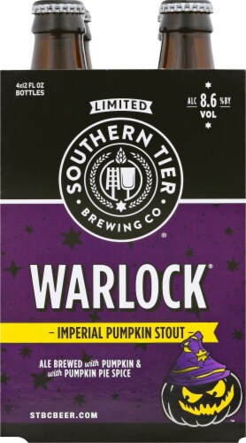 Southern Tier Brewing Company® Warlock® Imperial Pumpkin Stout Perspective: front