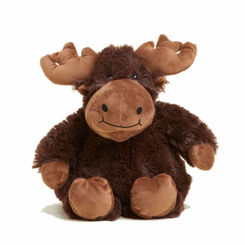 Warmies CPMOO1 Microwavable French Lavender Scented Plush Moose Perspective: front