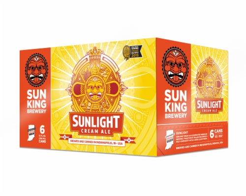 Sun King Brewery Sunlight Cream Ale Perspective: front