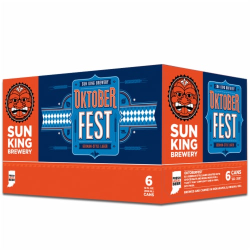 Sun King Seasonal 6 Cans Perspective: front