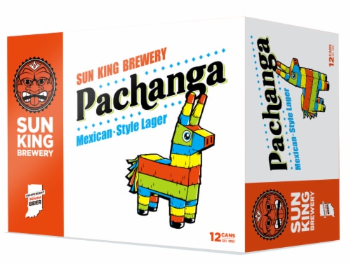 Sun King Brewery Pachanga Mexican Style Lager Perspective: front