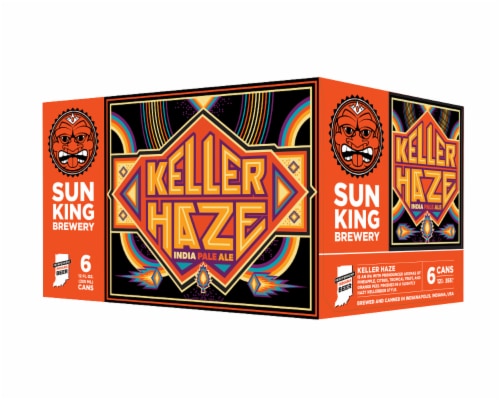 Sun King Brewery Keller Haze IPA Perspective: front