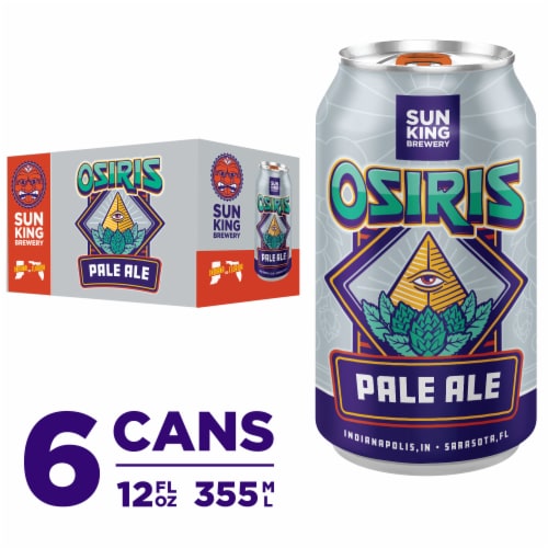 Sun King Brewery Osiris Pale Ale Craft Beer Perspective: front