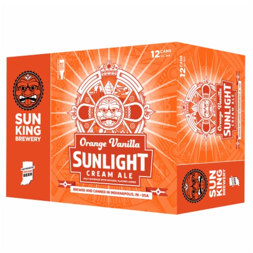 Sun King Brewery Orange Vanilla Sunlight Cream Ale, 12 cans / 12 fl oz