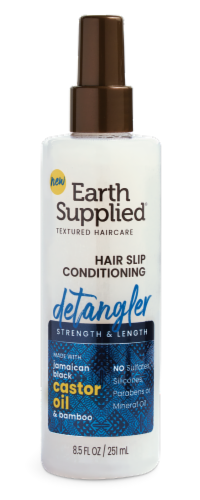 Earth Supplied® Castor Oil Hair Slip Conditioning Detangler Perspective: front