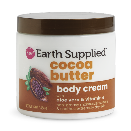 Earth Supplied Cocoa Butter Body Cream Perspective: front