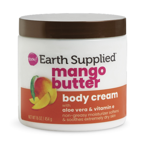 Earth Supplied Mango Butter Body Cream Perspective: front