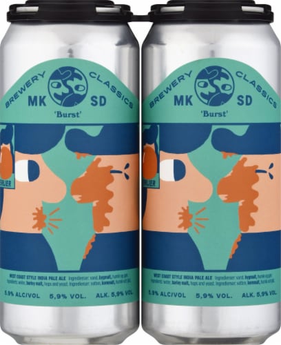Mikkeller Brewing San Diego Burst West Coast Style IPA Perspective: front