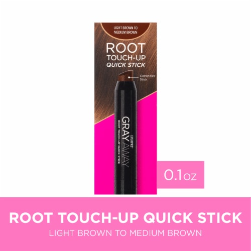 EVERPRObeauty Gray Away Root Touch-Up Quick Stick - Light Brown Perspective: front