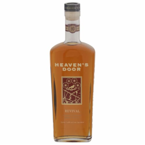 Heaven's Door Tennesee Bourbon Whiskey Perspective: front