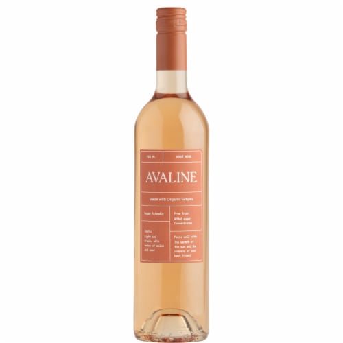 Avaline Organic French Rosé Wine Perspective: front