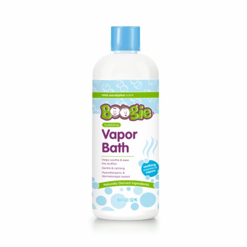 Boogie® Bubbling Vapor Bath Mint Eucalyptus - 18 oz Perspective: front