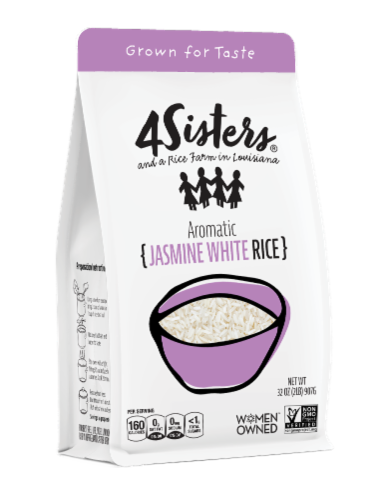 4Sisters Aromatic Jasmine White Rice Perspective: front