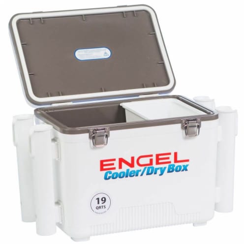 ENGEL 19 Quart Fishing Rod Holder Attachment Insulated Dry Box Ice