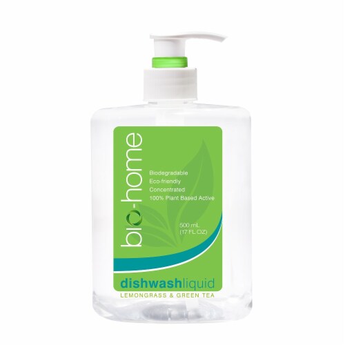 bio-home Lemongrass & Green Tea Dishwashing Liquid Perspective: front