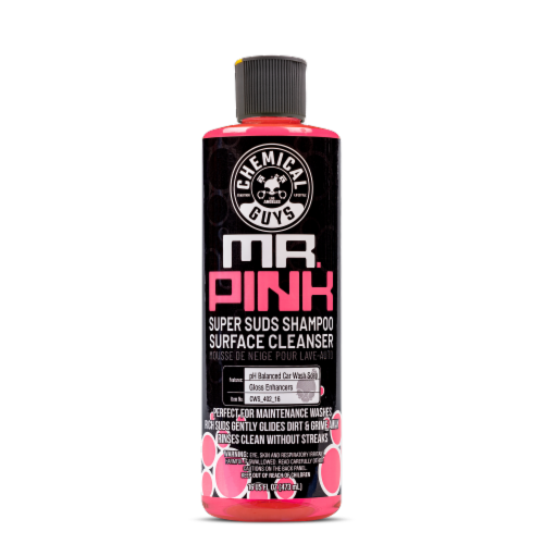Chemical Guys Mr. Pink Super Suds Shampoo Surface Cleanser Perspective: front