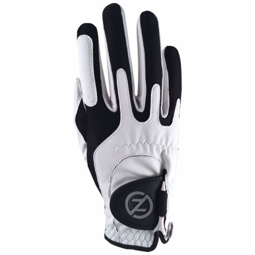 Zero Friction Men's Performance Universal Fit Right Hand Golf Glove - White Perspective: front